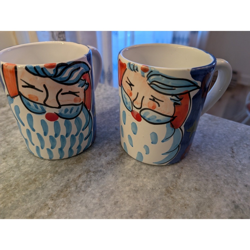 Made In Italy Santa Mug Set, Made Exclusively For Pier One Imports